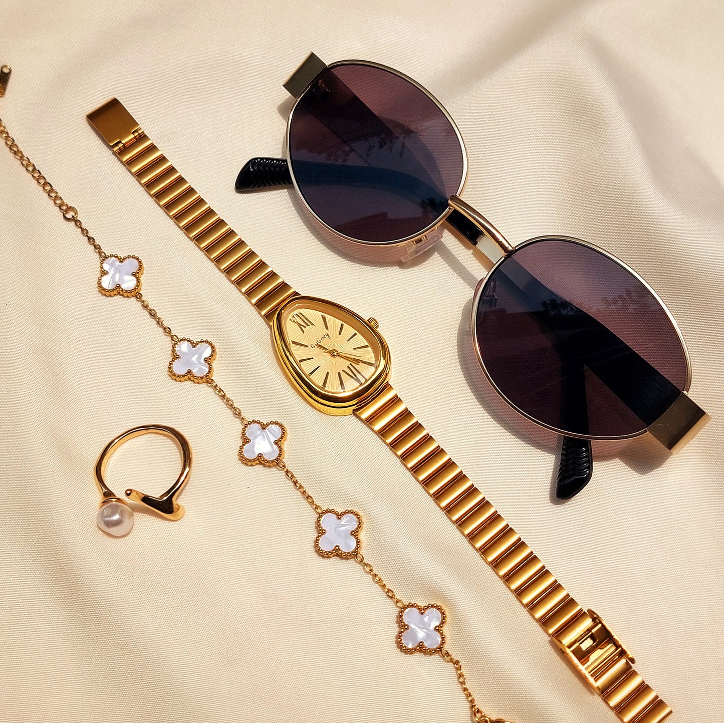 Ready-to-Go Out Combo Set for Women (Gold) 💛