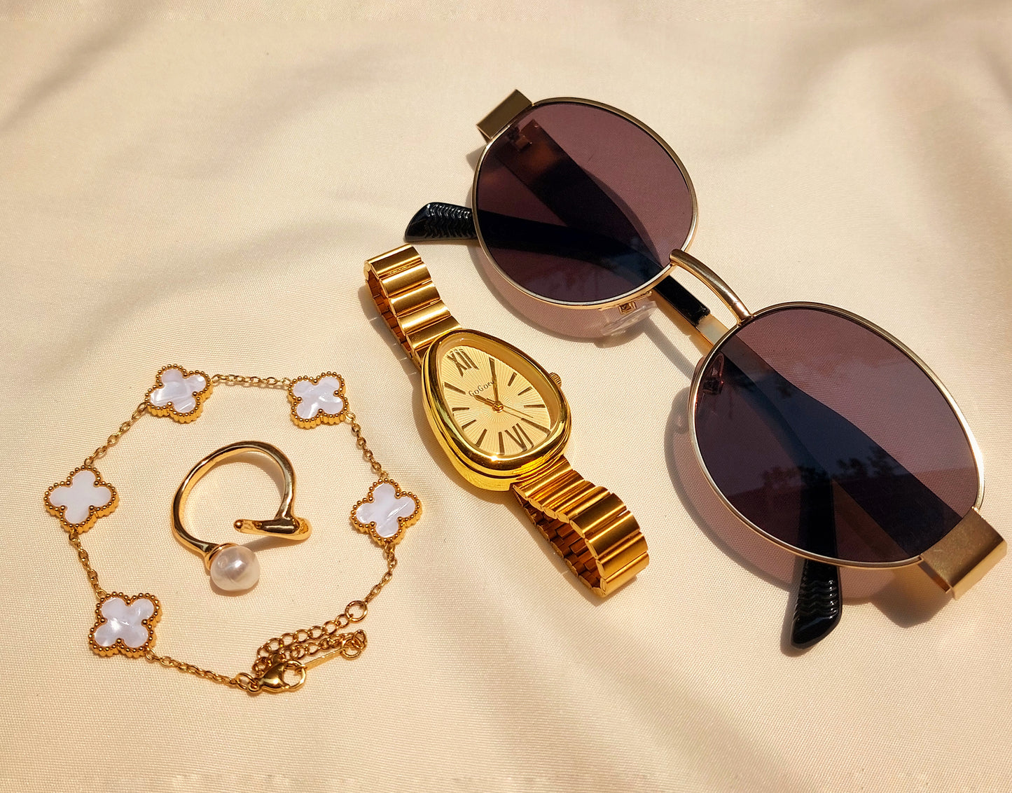 Ready-to-Go Out Combo Set for Women (Gold) 💛